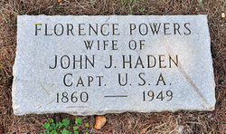 Florence <I>Powers</I> Haden 