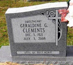 Geraldine <I>Greene</I> Clements 
