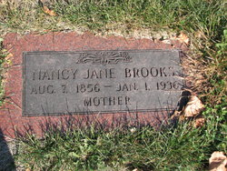 Nancy Jane <I>Halliday</I> Brooks 