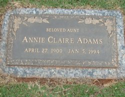 Annie Claire Adams 