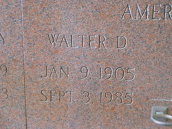 Walter D. Amerson 