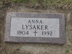 Anna <I>Willand</I> Lysaker 