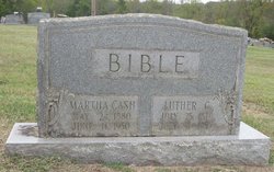 Martha <I>Cash</I> Bible 