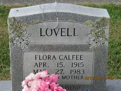 Flora <I>Lovell</I> Calfee 