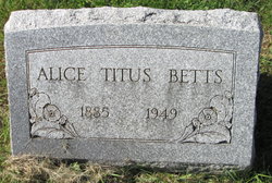 Alice <I>Titus</I> Betts 