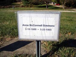 Anna R <I>McConnell</I> Simmons 