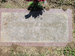 Gertrude A <I>Cadarette</I> Beaudry 