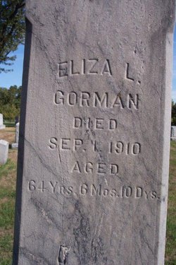 Eliza “Lizzie” <I>Latta</I> Gorman 