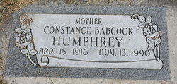 Constance <I>Babcock</I> Humphrey 