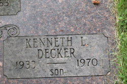 Kenneth L Decker 