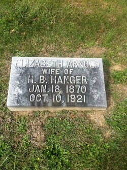 Mary Elizabeth <I>Arnold</I> Hanger 