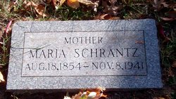 Maria S “Mary” <I>Schneider</I> Schrantz 