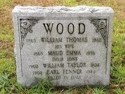 Maud Emma <I>Taylor</I> Wood 