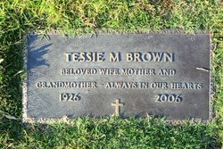 Tessie May <I>Hamilton</I> Brown 