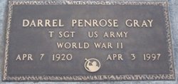 Sgt Darrel Penrose Gray 