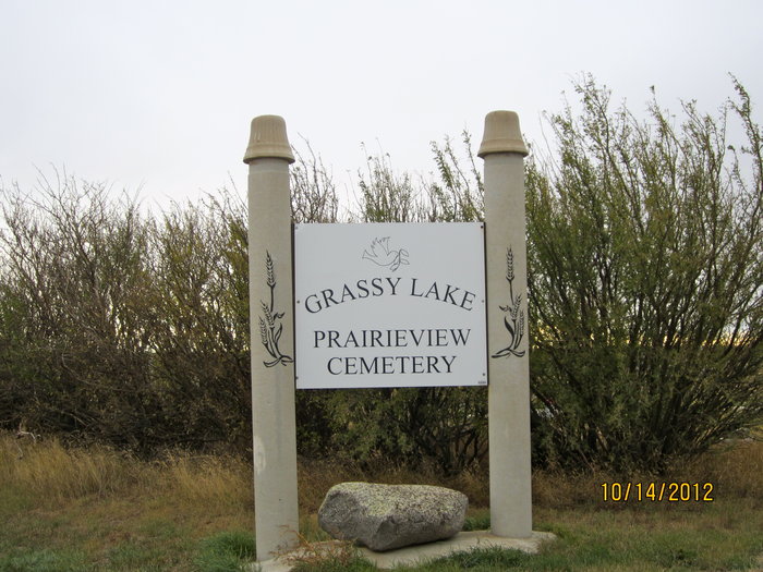 Grassy Lake Prairie View Cemetery