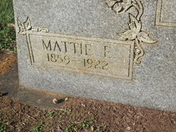 Martha Ellafair “Mattie” <I>Thomas</I> Goff 