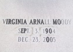 Virginia <I>Arnall</I> Moody 