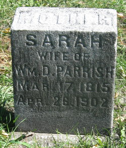 Sarah <I>Rand</I> Parrish 