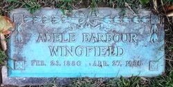 Adele <I>Barbour</I> Wingfield 