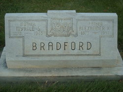 Myrtle S <I>Moore</I> Bradford 