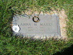 Anna M <I>Anderson</I> Marks 