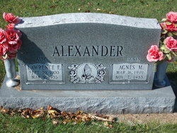 Agnes M <I>Brown</I> Alexander 