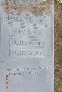 Mary June <I>Tuggle</I> Horton 