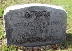 Maurice Robertson Cheek 