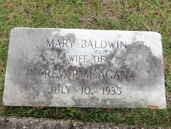 Mary Emma <I>Baldwin</I> Agan 