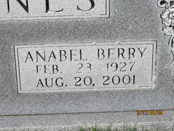 Anabel <I>Berry</I> Barnes 