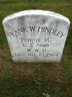 PFC Frank W Hindley 