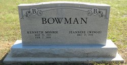 Kenneth Monroe “Kenny” Bowman Sr.