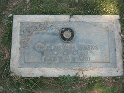 Gladys <I>Lee</I> Hicks 