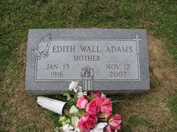 Edith Mae <I>Smith</I> Wall Adams 