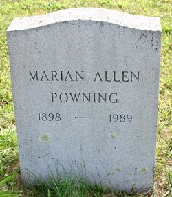 Marian <I>Allen</I> Powning 