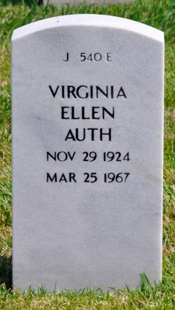 Virginia Ellen <I>Meyer</I> Auth 