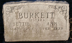 Elizabeth Till “Bettie” Burkett 
