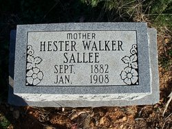 Hester <I>Walker</I> Sallee 