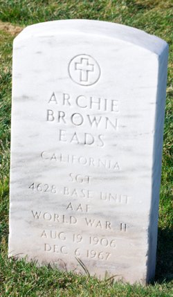 SGT Archie Brown Eads 