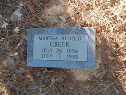 Martha Susan <I>Arnold</I> Greer 