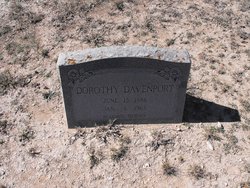 Dorothy <I>Bennett</I> Davenport 