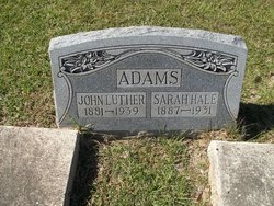 Sarah <I>Hale</I> Adams 