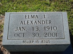 Elma Lucille <I>Lathem</I> Alexander 