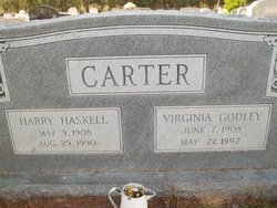 Virginia <I>Godley</I> Carter 