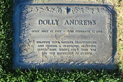 Dorothy Agnes “Dolly” <I>Doll</I> Andrews 