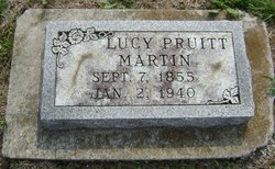 Lucy <I>Pruitt</I> Martin 