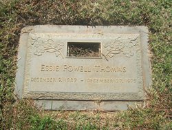 Essie Athelia <I>Powell</I> Thomas 