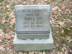 Mary Elizabeth <I>McCandless</I> Lee 