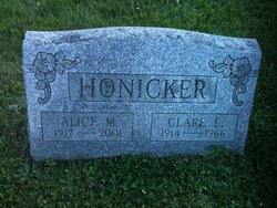 Alice M Honicker 